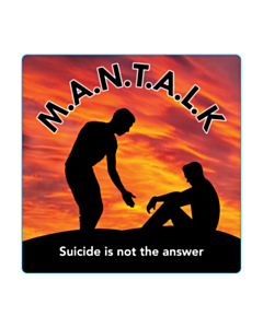 100x100mm ManTalk Window Stickers