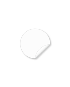 30mm Dia Biodegradable Clear Seal Labels