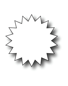 Blank White Star Shape Labels 55mm Permanent
