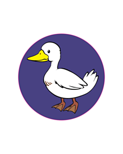 30mm Diameter Duck Labels