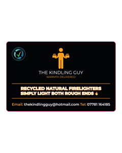110x70mm The Kindling Guy Contact Labels 