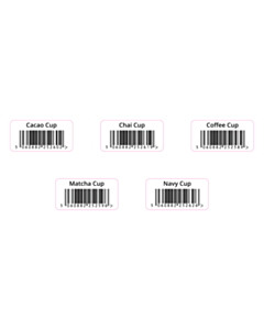 40x20mm Dirtea EAN Barcode Labels