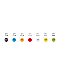 8mm Dia Gauge Dots - 7 Sorts