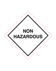 50x50mm Non Hazardous Labels