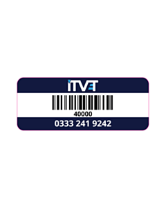 50x20mm IT Vet Asset Labels