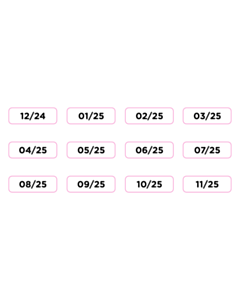 36x12mm Yorkshire Ambulance Date Labels (2025) 