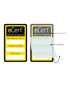 63x38mm eCert Write and Seal Labels