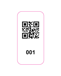 Jones FM 30x15mm QR Code Asset Labels