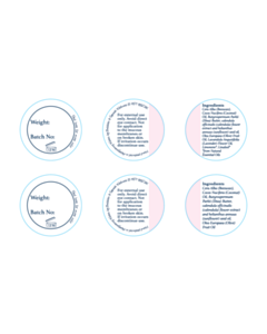 20mm Diameter Bubbles and Squeak Peel and Reveal Labels