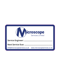 63x33mm Microscope Services Engineer Labels