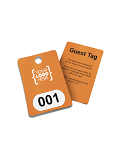 Custom Reusable Cloakroom Tags