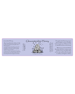 225x50mm Gloucestershire Honey Labels