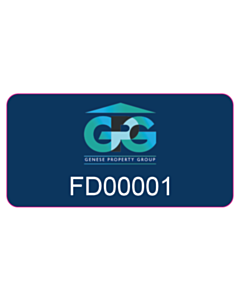 50x25mm Genese Property Asset Labels
