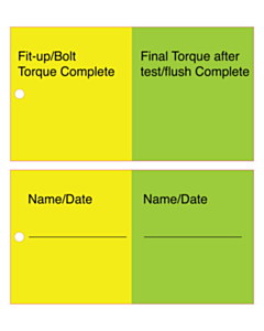 155x85mm BMWC Bolt/Torque Tags