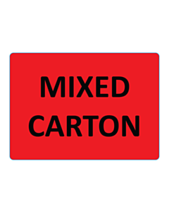 100x71mm Mixed Carton Labels