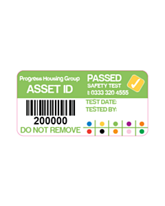 50x25mm Progress Housing Group Barcode Labels (New) 