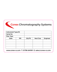 85x55mm Conex Next Date Due Labels