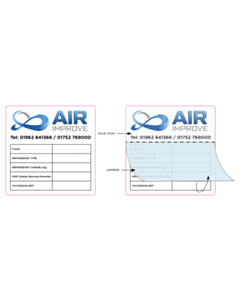 100x100mm Air Improve Write and Seal Labels