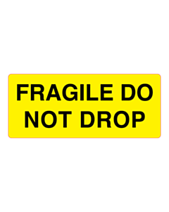 120x50mm Fragile Do Not Drop Labels