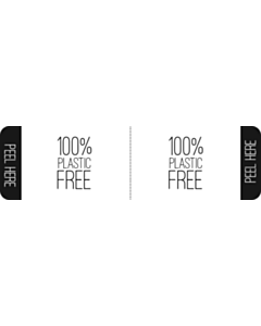 Plastic Free Card Clasp Stickers 70x20mm