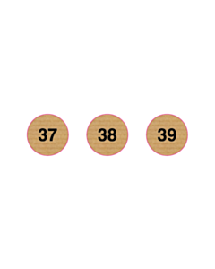 10mm Dia Amelie Alvari Slipper Labels - 3 Sorts 