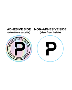 30mm Diameter Phantom Ceramic Window Stickers