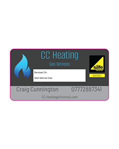63x33mm CC Heating Gas Service Labels