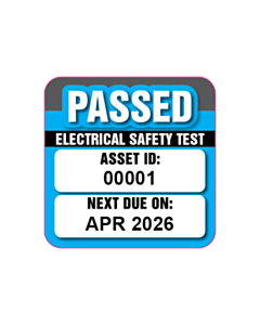25x25mm April 2025 Passed Safety Test Labels