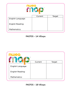 80x40mm Nwea Map Labels