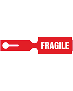 Fragile Loop Through Tags 254x61mm