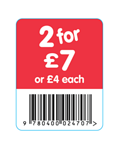 45x35mm 2 for £7 or £4 Each Labels