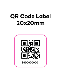 20x20mm Kirkstone QR Code Labels 
