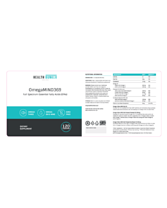 175x74mm Omega Mind 120 Labels