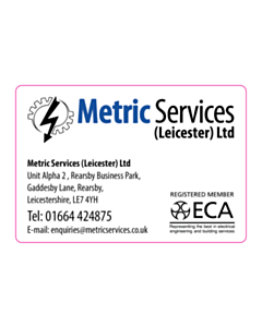 95x65mm Metric Services Address Labels