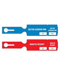 61x304mm Hilton Garden / Mantis Resort Luggage Tags