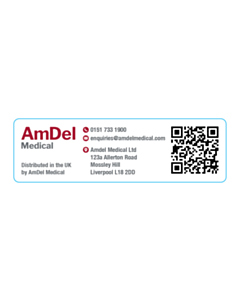 100x30mm AmDel Contact QR Labels