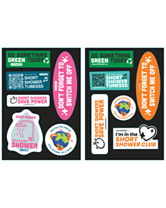 A5 Eco Friendly Die Cut Sheet Labels 