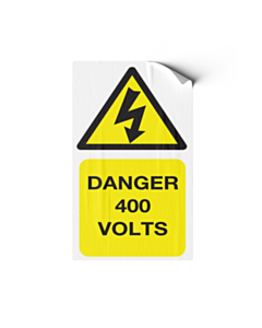 Danger 400 Volts Labels