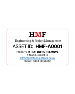 60x35mm HMF Asset ID Labels 
