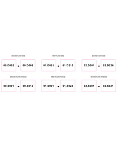 50x40mm Specialised Movers Labels (D / S Labels) 