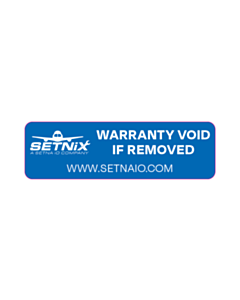 50x15mm Setnix Void No Residue Labels