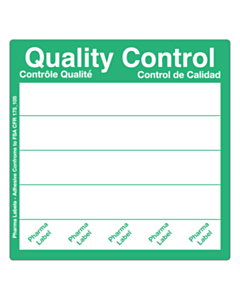 150x150mm Food Safe Quality Control Labels