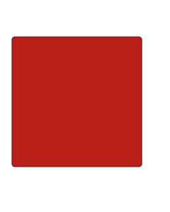 100x100mm Blank Red Labels 