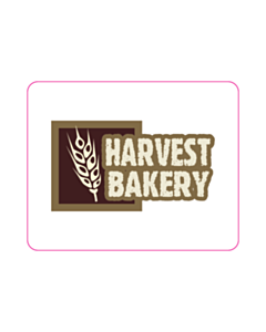 50x40mm Harvest Bakery Logo Labels 