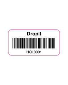 40x20mm Droppit Barcode Labels