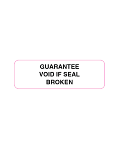 41x13mm Guarantee Void if Seal Broken Labels
