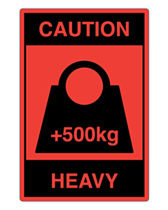 100x150mm 500KG Heavy Labels