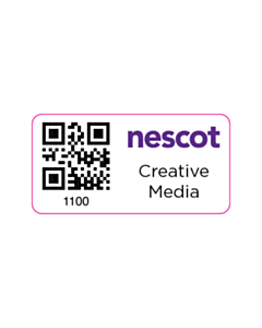 40x20mm Nescot Creative Media Asset Labels