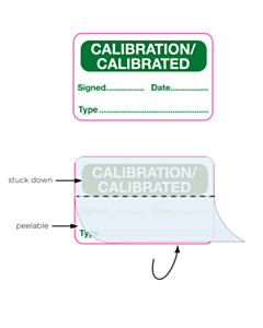 40x25mm Story Plant Calibration / Calibrated Labels 