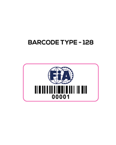 50x25mm FIA Asset Labels 